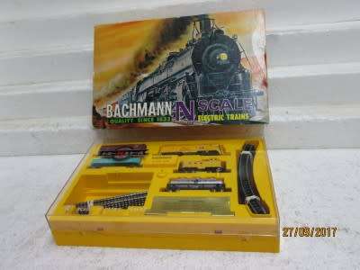 N SCALE : BACHMANN UNION PACIFIC TRAIN SET (BOXED) - LOT 617P