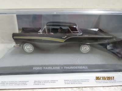 THE JAMES BOND COLLECTION : No 57 FORD FAIRLANE (THUNDERBALL) - LOT 740P