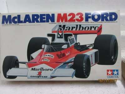 TAMIYA 1:20 SCALE GRAND PRIX KIT : McLAREN M23 FORD - LOT 138Q
