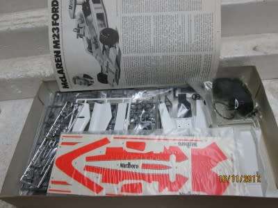 TAMIYA 1:20 SCALE GRAND PRIX KIT : McLAREN M23 FORD - LOT 138Q