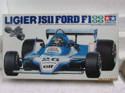 TAMIYA 1:20 SCALE GRAND PRIX KIT : LIGIER JS11 FORD F1 - LOT 139Q