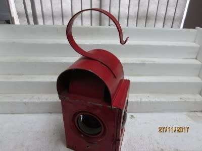 ANTIQUE METALIX LAMP (SIMILAR TO OLD SAR SHUNTERS LAMP) Reduced to clear - LOT 279Q