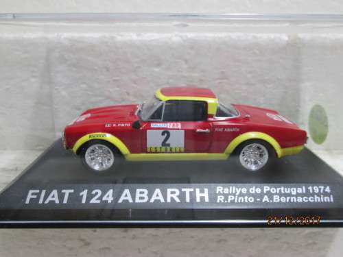 DIE CAST 1:43 SCALE FIAT 124 ABARTH - LOT 534Q