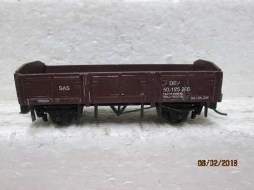 HO SCALE : SAR ES SHORT OPEN WAGON - LOT 270R