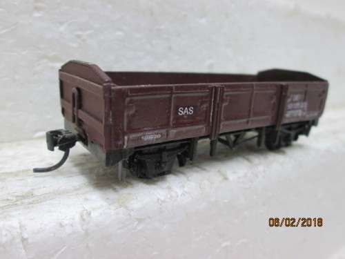 HO SCALE : SAR ES SHORT OPEN WAGON - LOT 270R