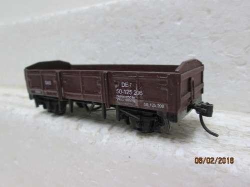 HO SCALE : SAR ES SHORT OPEN WAGON - LOT 270R