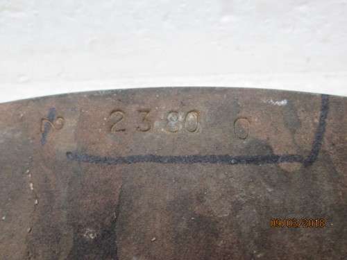 SOUTH AFRICAN RAILWAY STEAM LOCO BRASS MAKERS PLATE 1927 - LOT 713R