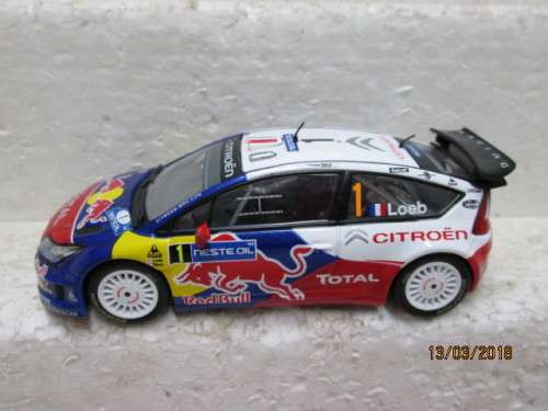 1:43 SCALE DIE-CAST CITROEN C4 RALLY CAR - LOT 744R