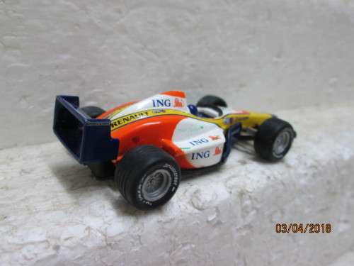 DIE CAST : RENAULT TOYS RENAULT TYPE R27 FORMULA 1 RACING CAR - LOT 376S