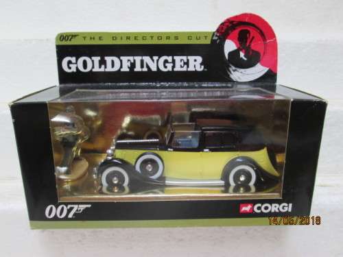 DIE CAST 1:43 SCALE : CORGI "GOLDFINGER" ROLLS ROYCE III SEDANCE DEVILLE (BOXED) - LOT 955S