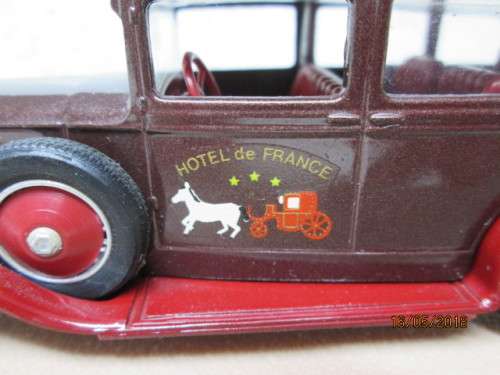 DIE CAST 1:43 SCALE : ELICOR TALBOT PACIFIC 1930 (STATIONWAGON TOURING CAR) BOXED - LOT 23T