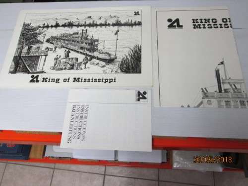ARTESANIA LATINA "KING OF THE MISSISSIPPI" PADDLE WHEEL STEAM BOAT KIT (1:80 SCALE) - LOT 170T