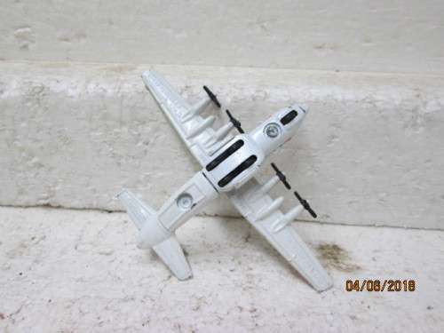 DIE CAST MODEL : MATCHBOX USCG AMERICAN C130 HERCULES AEROPLANE - LOT 381K