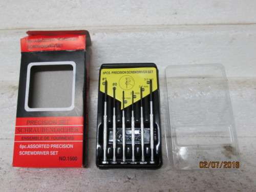 PRECISION SCREW DRIVER SET (6 PIECE) - LOT 309T