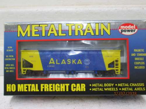 HO SCALE MODELPOWER 40' HOPPER (SOLID METAL BODY) BOXED - LOT 407T