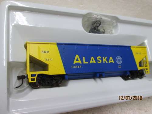 HO SCALE MODELPOWER 40' HOPPER (SOLID METAL BODY) BOXED - LOT 407T