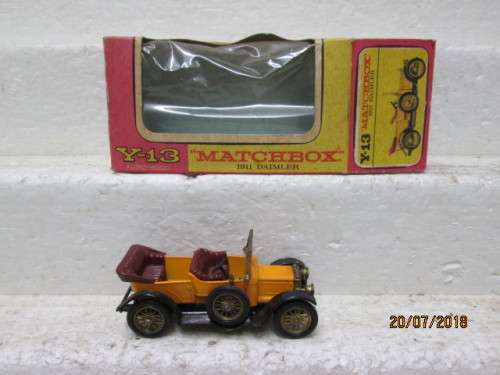 MATCHBOX MOY Y-13 : 1911 DAIMLER (BOXED) - LOT 652T