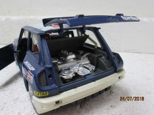 1:24 SCALE BBURAGO RENAULT 5 TURBO RALLY CAR - LOT 710T