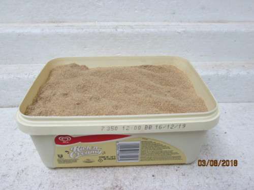 SUPERFINE LIGHT BROWN SCATTER MATERIAL (2 LITRE CONTAINER) - LOT 757T
