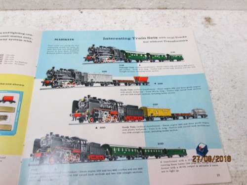 HO SCALE MARKLIN CATALOGUE 1962 / 63 - LOT 928T