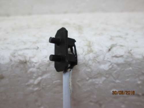 HO SCALE : ELECTRIC RAIL SIGNAL LIGHTS x8 - LOT 8U