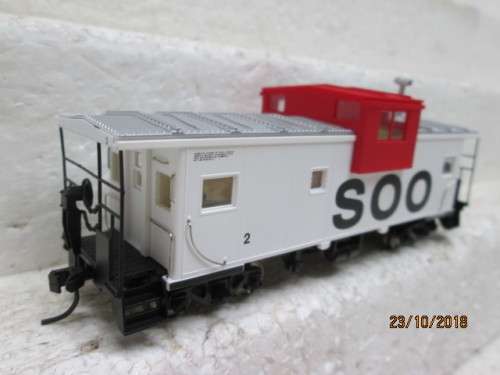 HO SCALE : ATLAS CABOOSE (SOO) - LOT 637U