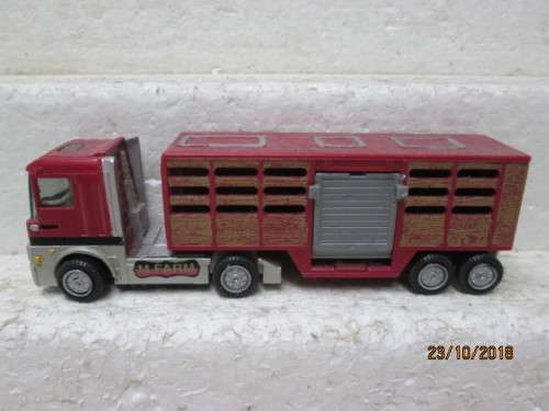 HO/OO SCALE : TRUCK & TRAILER HORSEBOX - LOT 675U