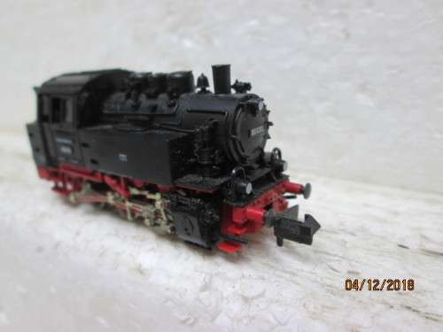 N SCALE : FLEISCHMANN DB 0-6-0 STEAM LOCOMOTIVE - LOT 204V