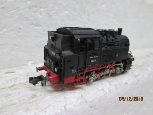 N SCALE : FLEISCHMANN DB 0-6-0 STEAM LOCOMOTIVE - LOT 204V