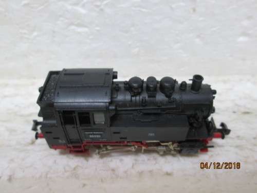 N SCALE : FLEISCHMANN DB 0-6-0 STEAM LOCOMOTIVE - LOT 204V