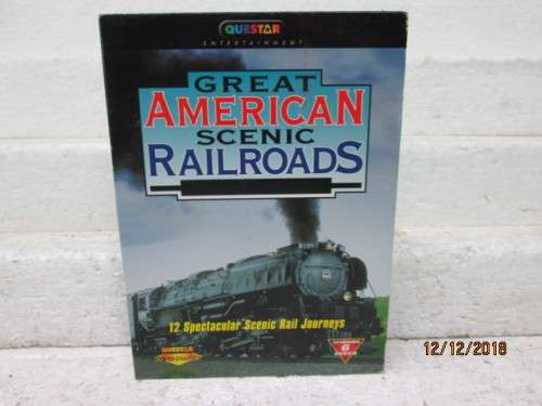 REDUCED TO CLEAR : DVD SET OF 6 : GREAT AMERICAN SCENIC RAILROADS