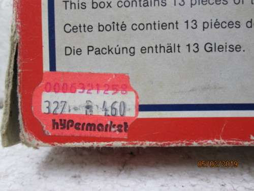 HO/OO SCALE : LIMA ADDITIONAL TRACK PACK A (NO 4051) - BOXED - LOT 695V