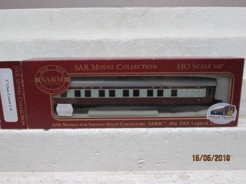 HO SCALE SARM : SAR TRANS-KAROO 1ST CLASS COACH C8 (BOXED) - LOT 249W