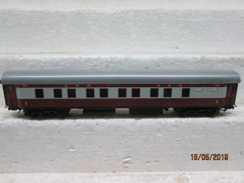 HO SCALE SARM : SAR TRANS-KAROO 1ST CLASS COACH C8 (BOXED) - LOT 249W