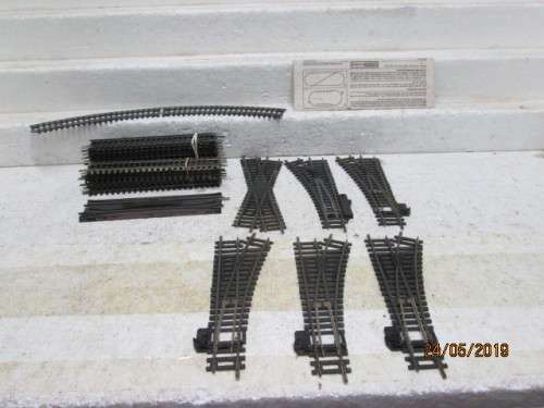 HO/OO SCALE : HORNBY TRACK  x15 PIECES - LOT 408W