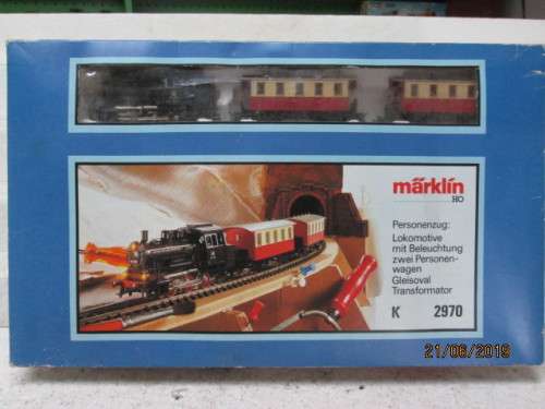 HO SCALE : MARKLIN TRAIN SET No 2970 (BOXED) - LOT 530W