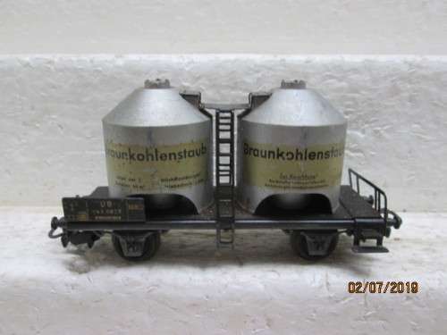 HO SCALE MARKLIN BRAUNKOHLENSTAUB TANKER - LOT 653W