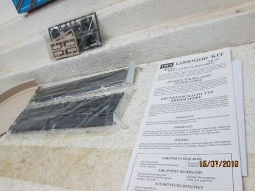 HO/OO SCALE : PECO TURNTABLE LK-55 KIT (BOXED) - LOT 869W