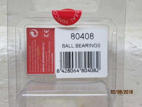 NINCO : BALL BEARINGS No 80408 (BOXED) - LOT 366X