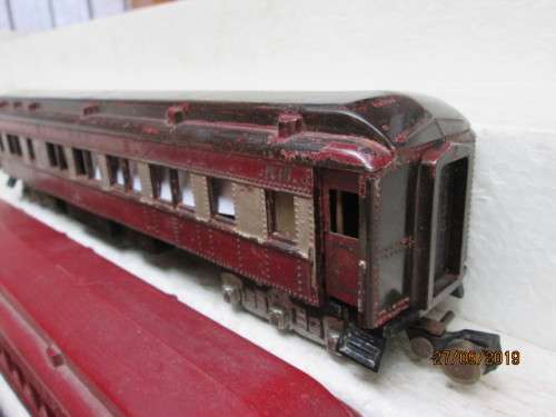 S SCALE : AMERICAN FLYER COACHES x3 - LOT 784X