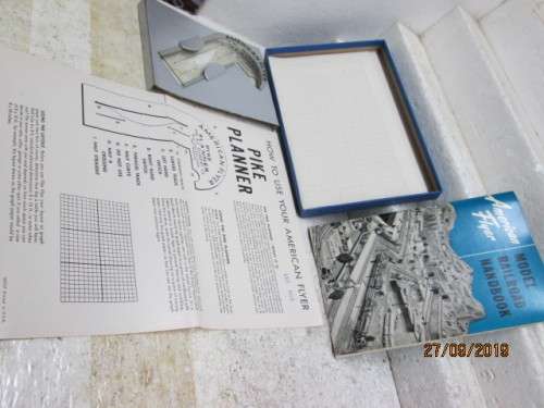 S SCALE : AMERICAN FLYER PIKE PLANNING KIT NO 731 (BOXED) - LOT 788X