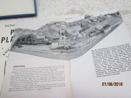 S SCALE : AMERICAN FLYER PIKE PLANNING KIT NO 731 (BOXED) - LOT 788X