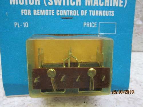 HO SCALE : PECO PL-10 POINT MOTOR (BOXED) - LOT 5Y