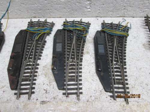 HO SCALE : MARKLIN K-TRACK POINTS x9 - LOT 130Y
