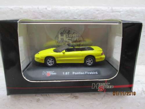 HO SCALE : HIGHSPEED PONTIAC FIREBIRD (BOXED) - LOT 310Y