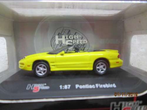 HO SCALE : HIGHSPEED PONTIAC FIREBIRD (BOXED) - LOT 310Y