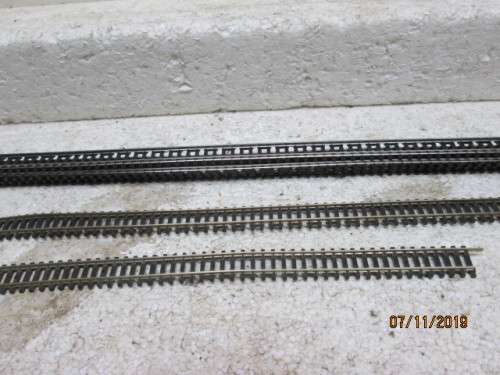 N SCALE : LONG STRAIGHTS x6 - LOT 466Y