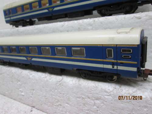 HO SCALE : LIMA SAR BLUE TRAIN COACHES x3 - LOT 471Y