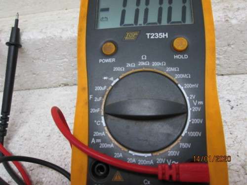 TIPTRONIC T235H DIGITAL MULTIMETER : - LOT 814Y