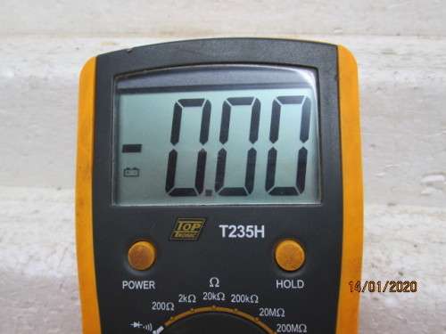 TIPTRONIC T235H DIGITAL MULTIMETER : - LOT 814Y
